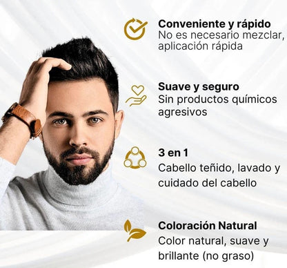 Shampoo Mágico 3 en 1 - ADIOS A LAS CANAS