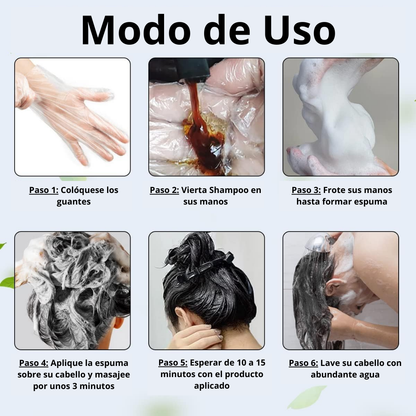 Shampoo Mágico 3 en 1 - ADIOS A LAS CANAS